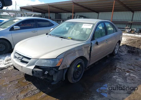 2007 Hyundai Sonata Gls from USA, damaged, VIN 5NPET46C57H275740